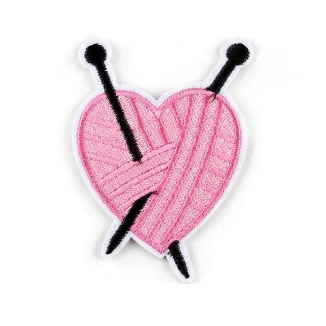 Corazón bordado - Parche