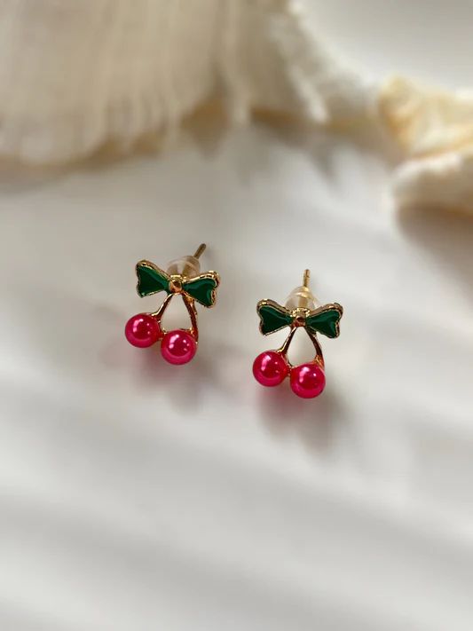 Aretes de cereza