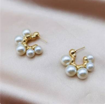 Argollas de perlas