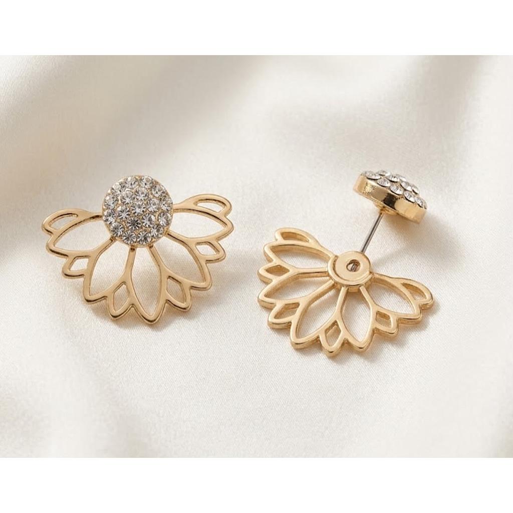 Arete de flor de loto