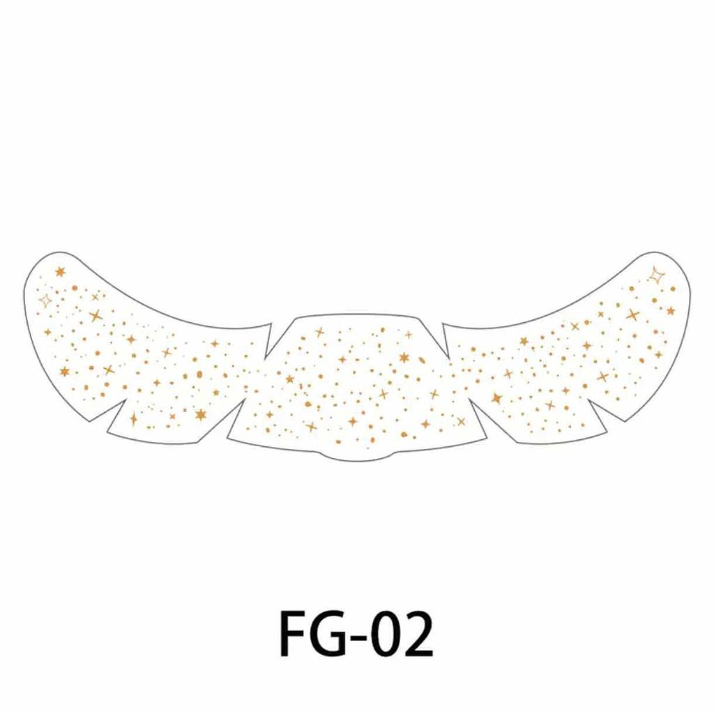 Tatuaje destellos dorados