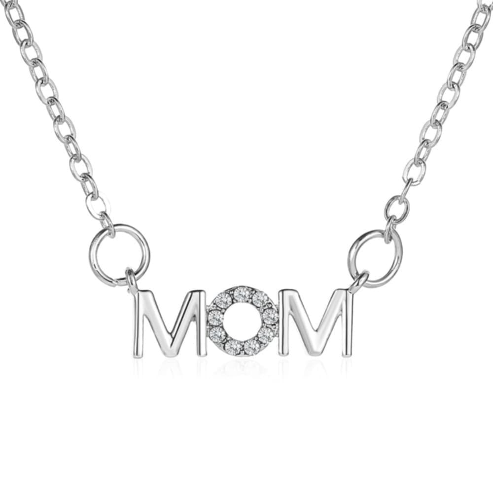 Collar mom plateado