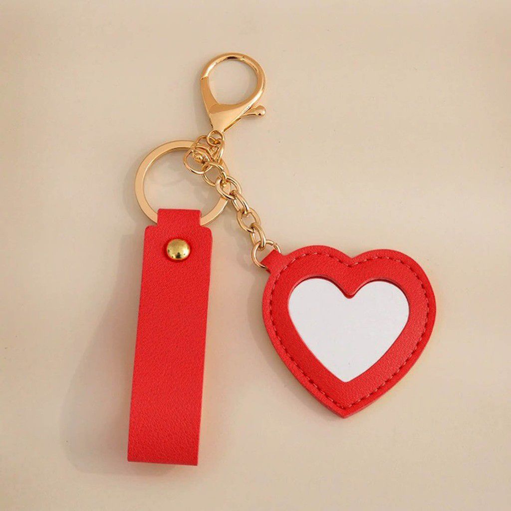 Llavero de corazón rojo